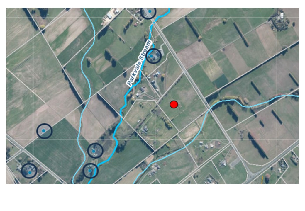 Bores location map